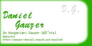 daniel gauzer business card